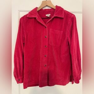 Vintage LL Bean Corduroy Button-Up